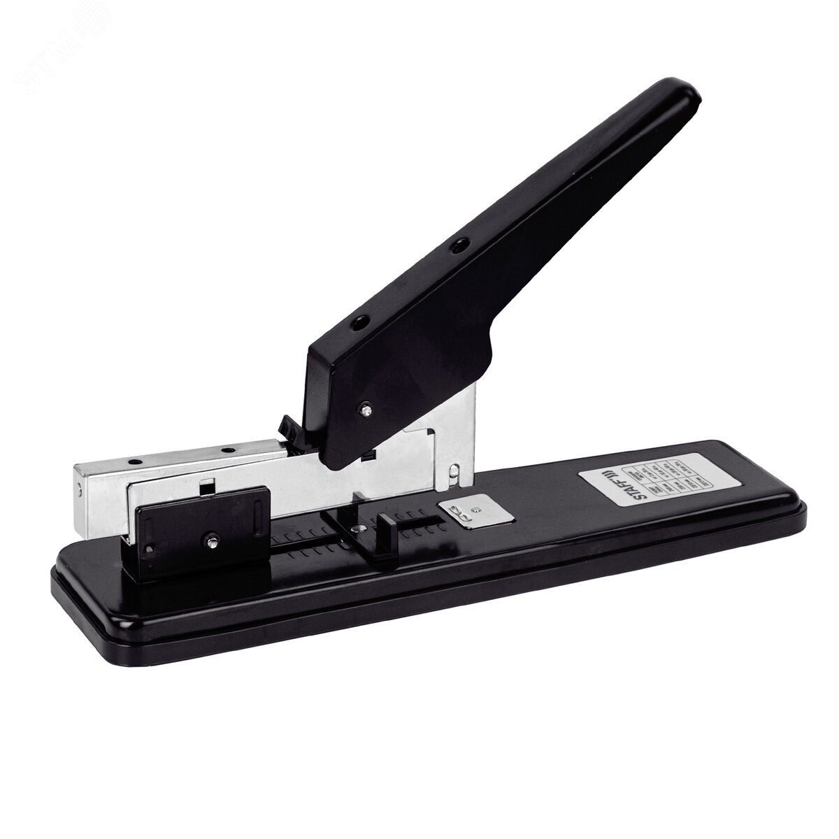 Изображение товара Мощный офисный степлер STAFF Manager до 70 листов металлический черный