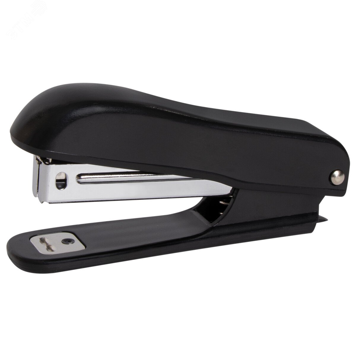 Изображение товара Степлер №10 STAFF Profit для 12 листов с антистеплером черного цвета