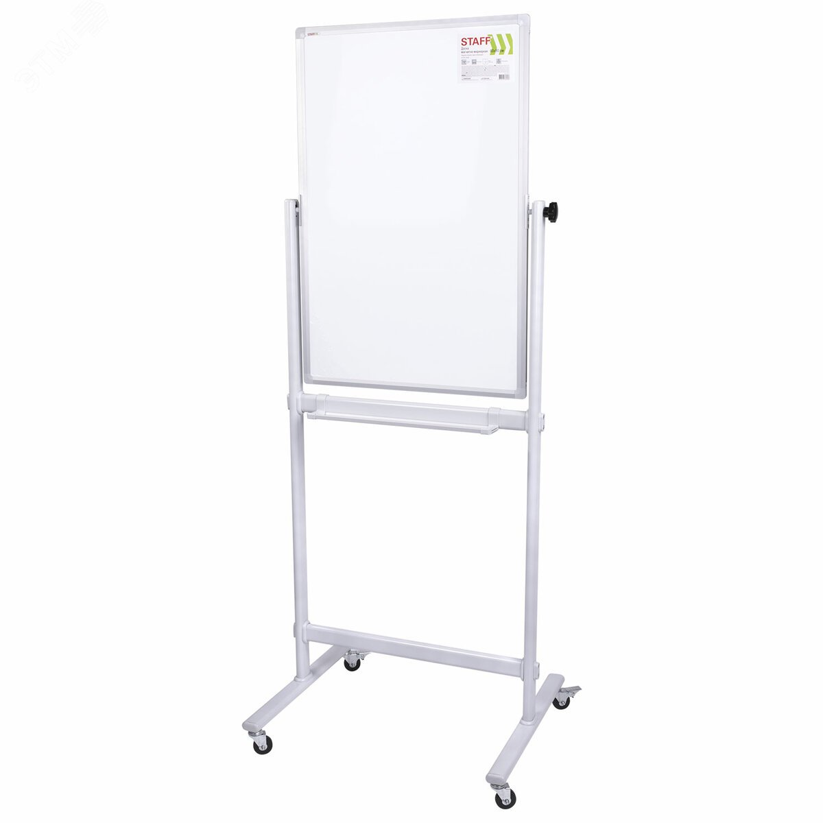Изображение товара Доска магнитно-маркерная НА СТЕНДЕ 60х90см, 2-сторонняя, STAFF, 238013 (шт)