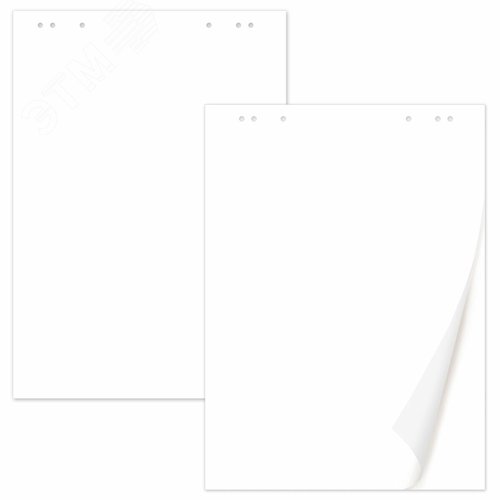 Изображение товара Блокнот для флипчарта 65 г/м2, STAFF, 60x90см, 20 листов, белый (ЧИСТЫЙ), 116359 (шт)