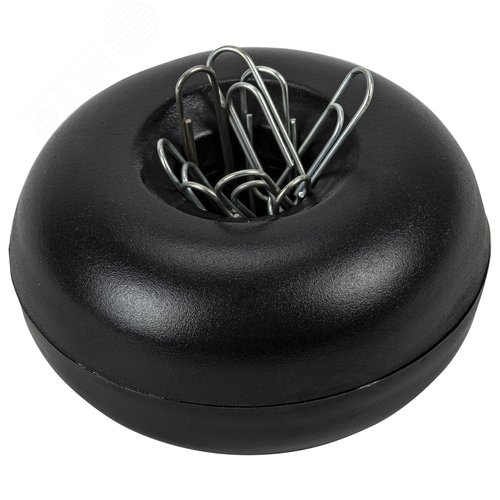 Изображение товара Скрепочница магнитная STAFF, черный корпус, 226825 (шт)