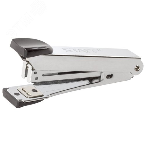 Изображение товара Степлер №10 металлический STAFF Manager, до 18 листов, с антистеплером, черный, 226844 (шт)