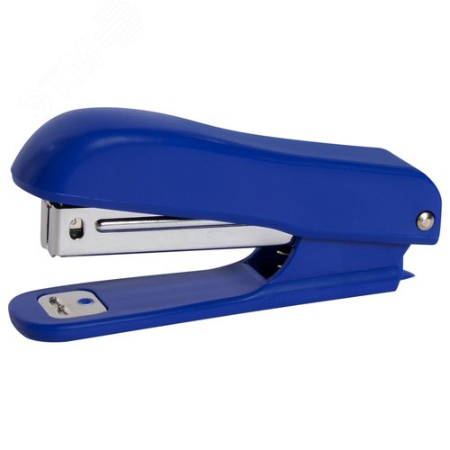 Изображение товара Степлер №10 STAFF Profit, до 12 листов, с антистеплером, синий, 228738 (шт)