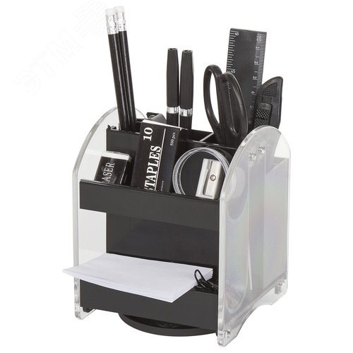 Изображение товара Канцелярский набор STAFF ''Форум'', 15 предметов, вращающаяся конструкция, 231077 (шт)