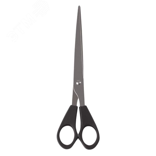 Изображение товара Ножницы STAFF Basic, 180 мм, чёрные, ПВХ чехол с европодвесом, 236939 (шт)