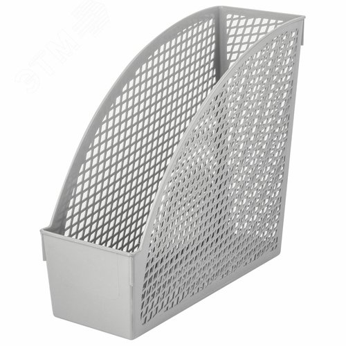Изображение товара Лоток вертикальный для бумаг STAFF ''Profit'', 270х100х250 мм, сетчатый, полипропилен, серый, 237252 (шт)