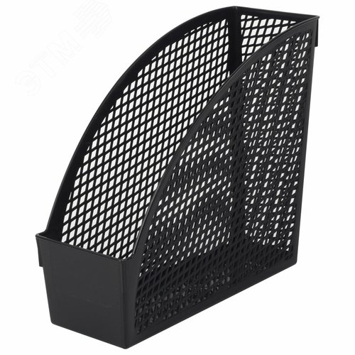 Изображение товара Лоток вертикальный для бумаг STAFF ''Profit'', 270х100х250 мм, сетчатый, полипропилен, черный, 237253 (шт)