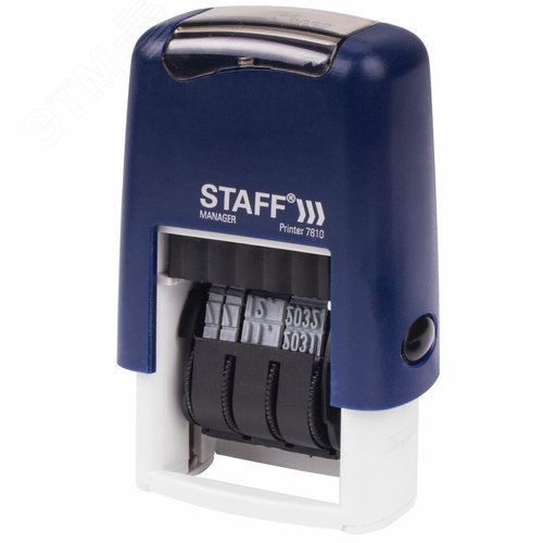 Изображение товара Датер-мини STAFF, месяц цифрами, оттиск 22х4 мм, ''Printer 7810 BANK'', 237433 (шт)