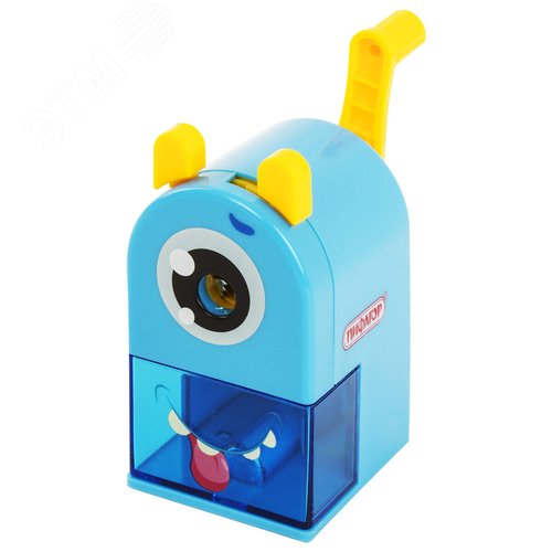 Изображение товара Точилка механическая ПИФАГОР ''Монстрик'', корпус голубой, 229715 (шт)