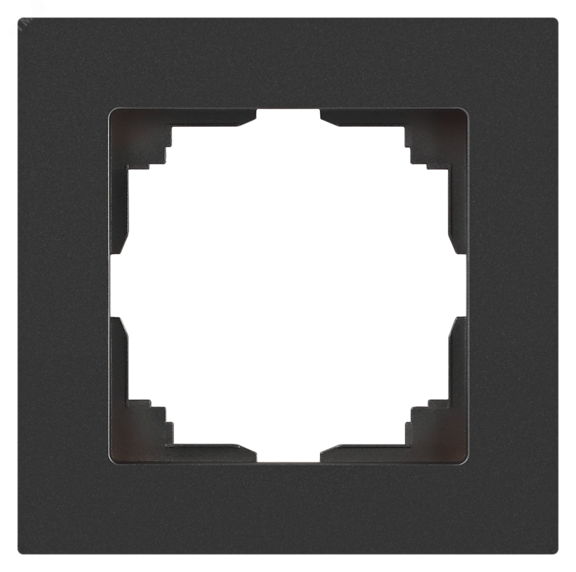 Изображение товара Рамка для розеток и выключателей 1 пост графит пластик Intro Accent 6-501-07 (шт)