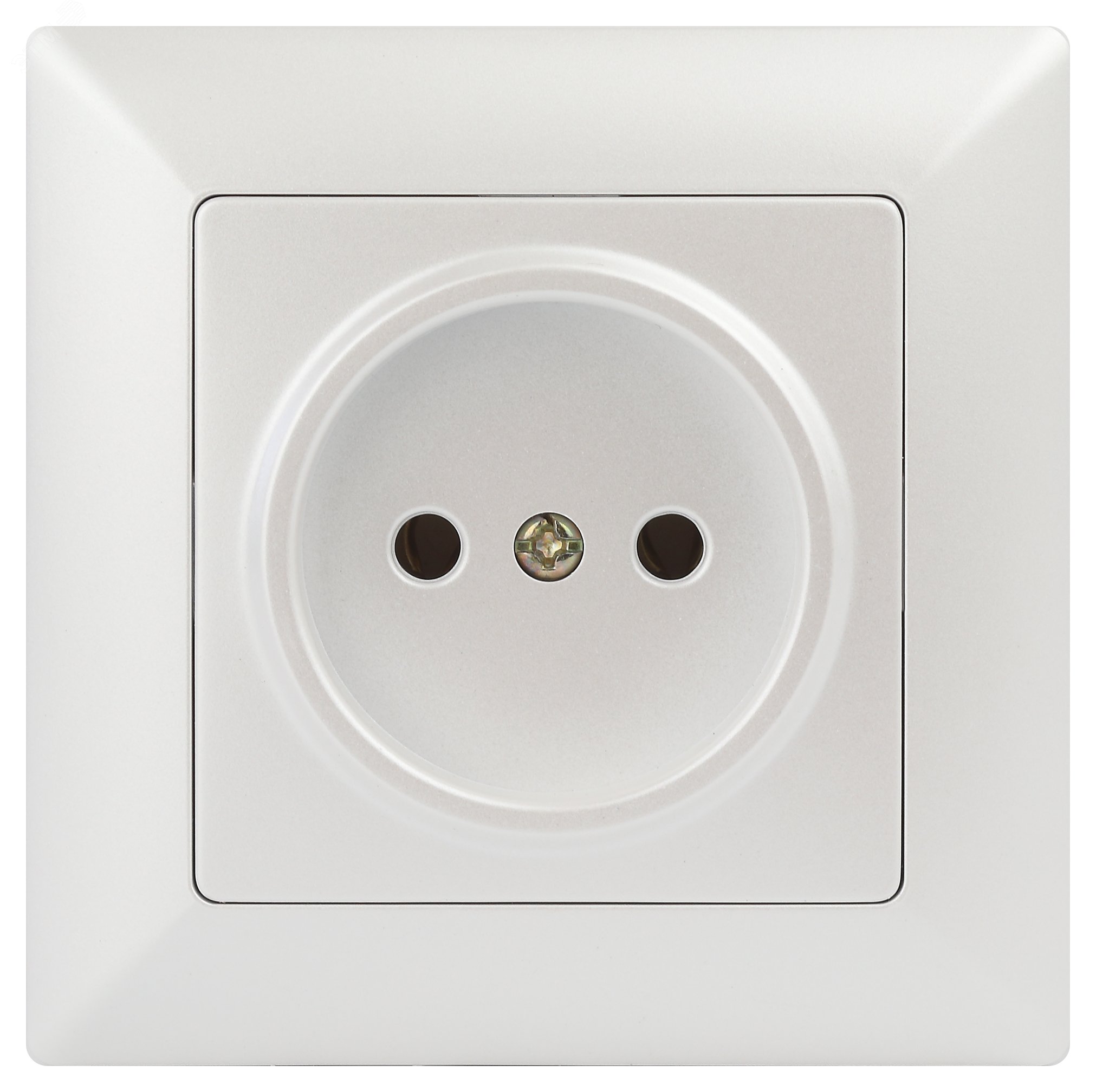 Изображение товара Розетка скрытая монтажная 16А IP20 перламутр Intro Solo 4-201-06