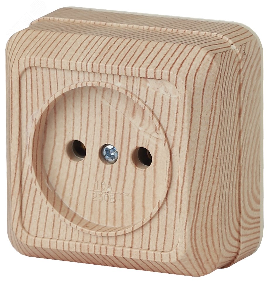 Изображение товара Розетка наружная однофазная без шторок IP20 16А 250В Intro Quadro