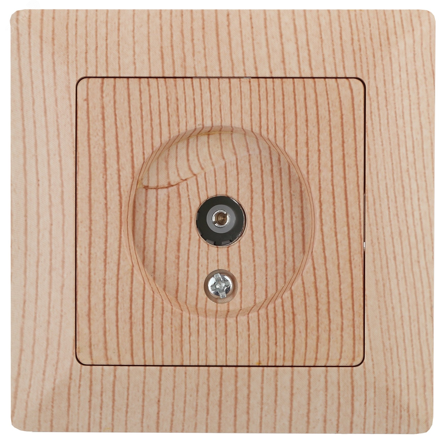 Изображение товара Розетка телевизионная одиночная серии Intro Solo цвет сосна 4-301-11