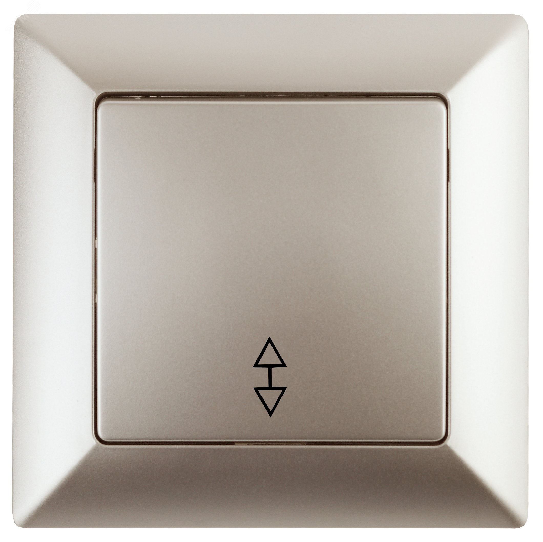 Изображение товара Переключатель Intro Solo 4-103-04 одноклавишный 10А-250В, IP20, СУ, шампань (шт)