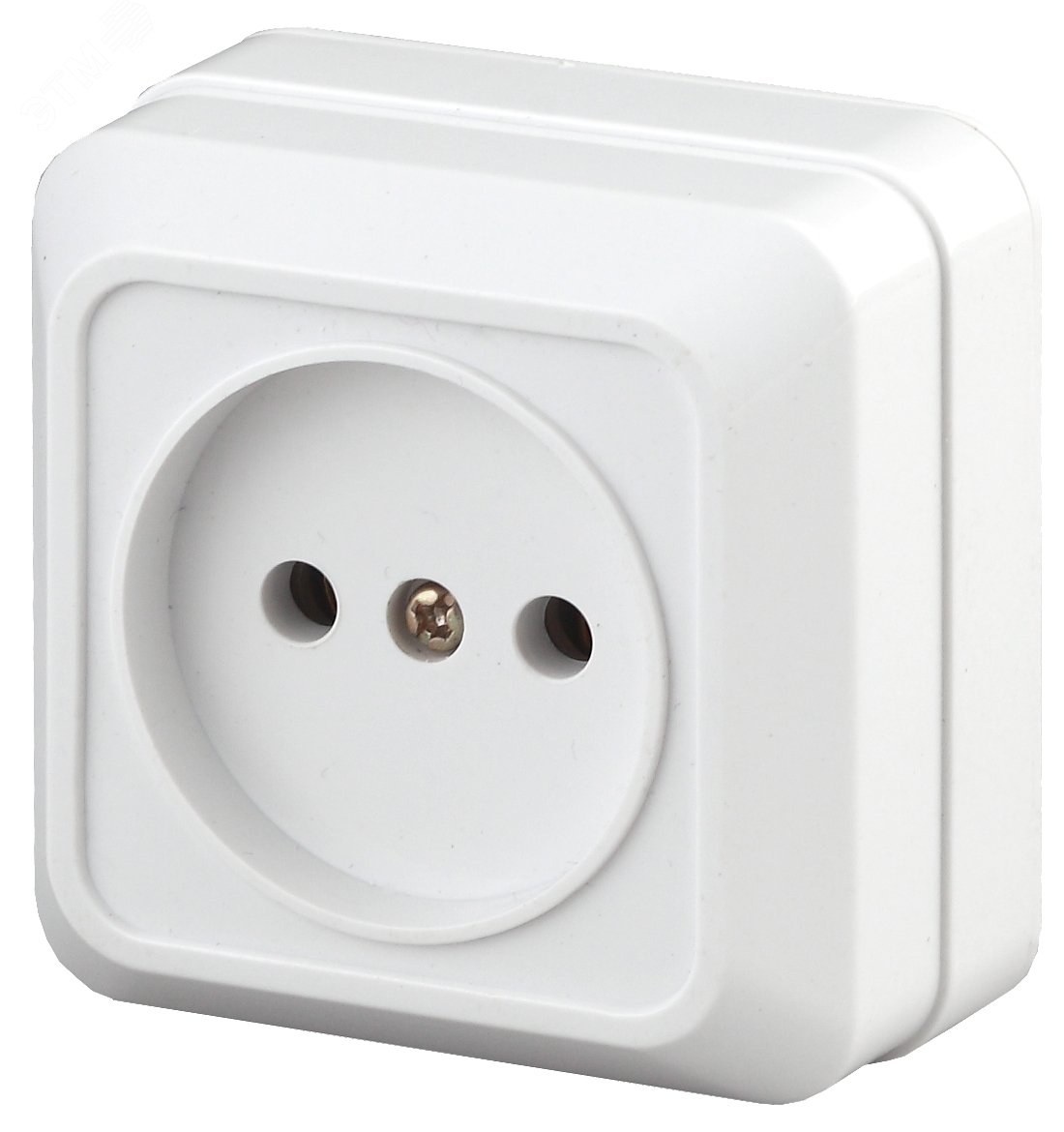 Изображение товара Розетка однофазная наружная Intro Quadro 2-201-01 без шторок 16А 250В