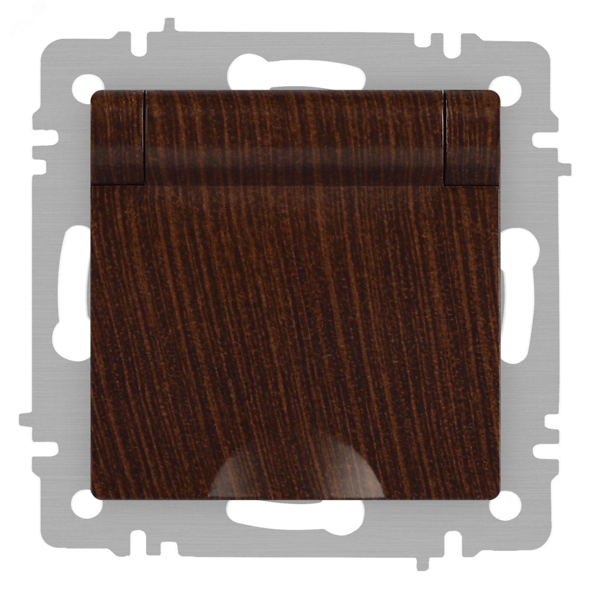 Изображение товара Розетка однофазная скрытого монтажа Intro Accent 6-203-10 венге 16А 250В IP20