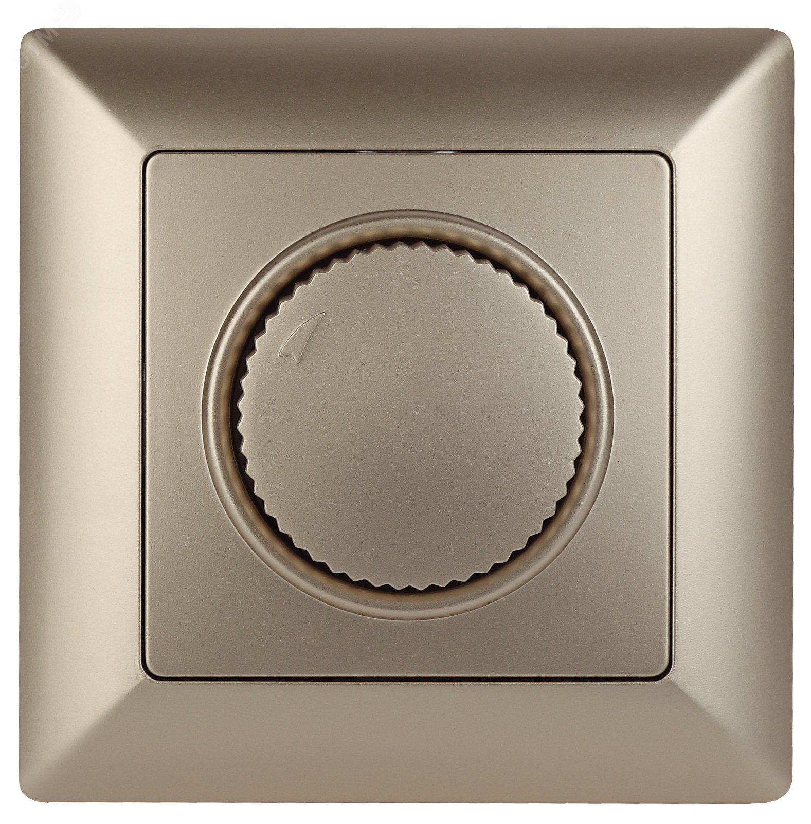 Изображение товара Светорегулятор Intro Solo 4-401-04 поворотный 600Вт 230В IP20 шампань