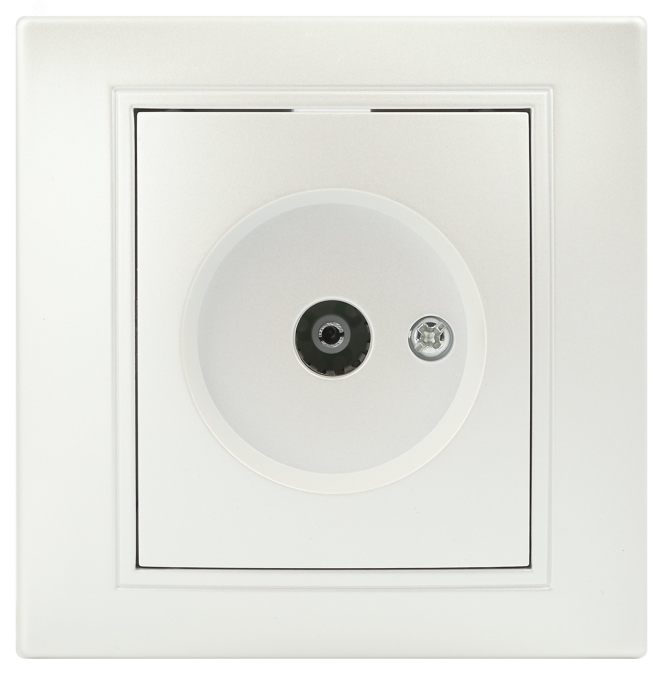 Изображение товара Розетка TV одиночная Intro Plano 1-301-06 с скрытым монтажом перламутр