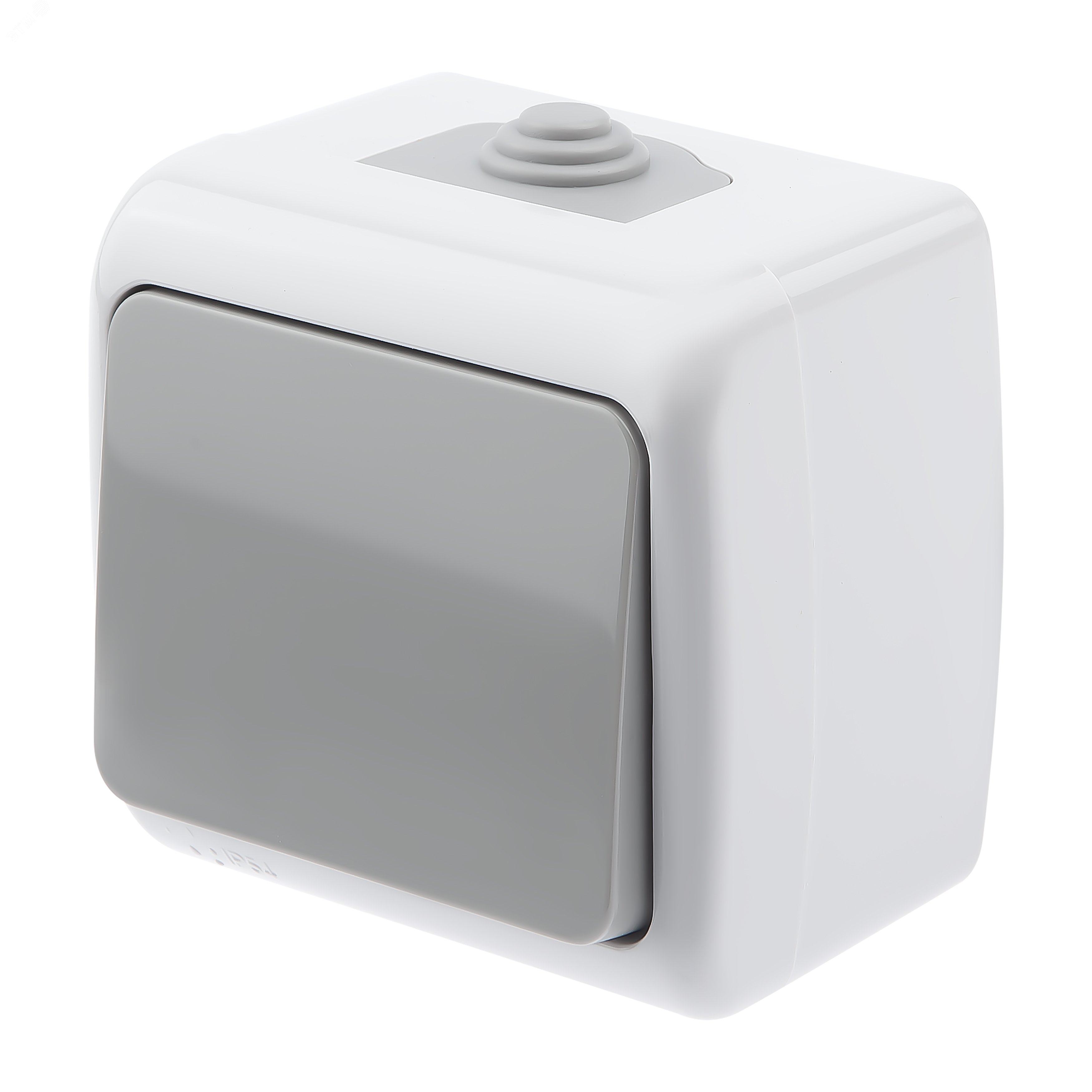 Изображение товара Выключатель Intro Atlantic 5-101-03 10А-250В IP54 открытой установки серый