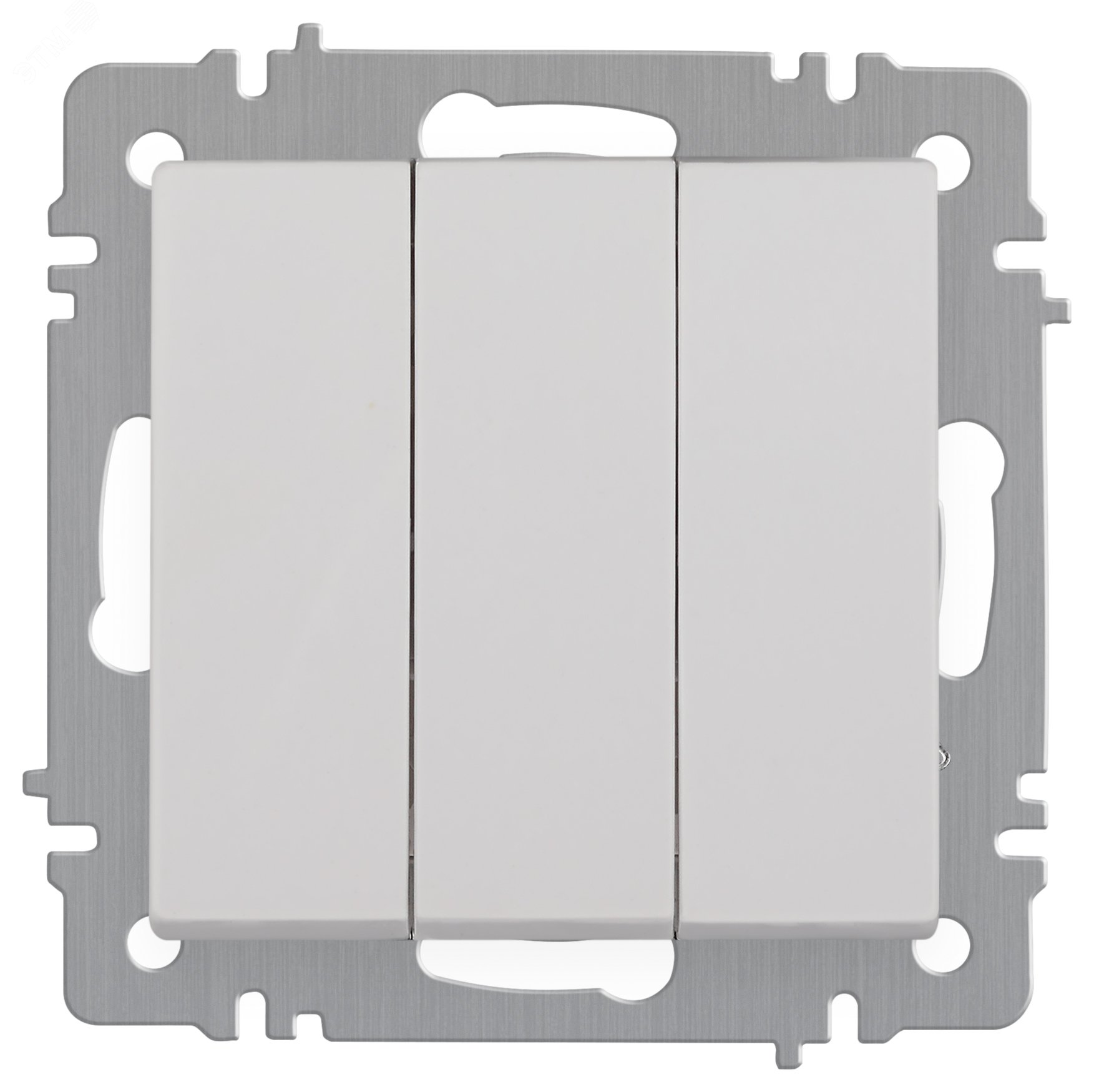 Изображение товара Выключатель трехклавишный в рамку бронза 10А 250В Intro Accent 6-106-01