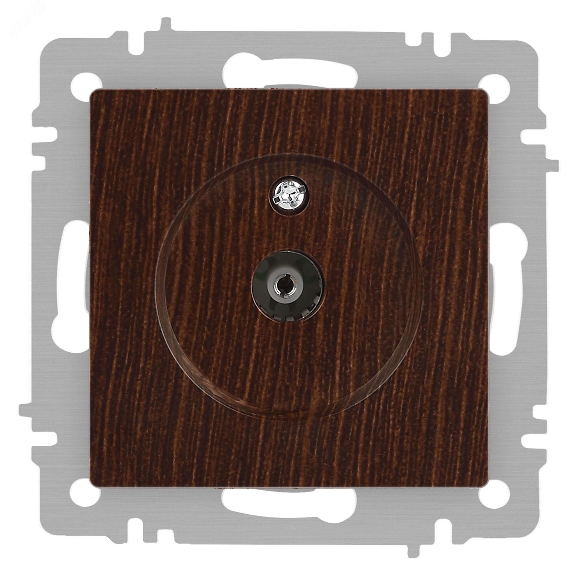 Изображение товара Розетка телевизионная Intro Accent 6-301-10 IP20 венге скрытая установка