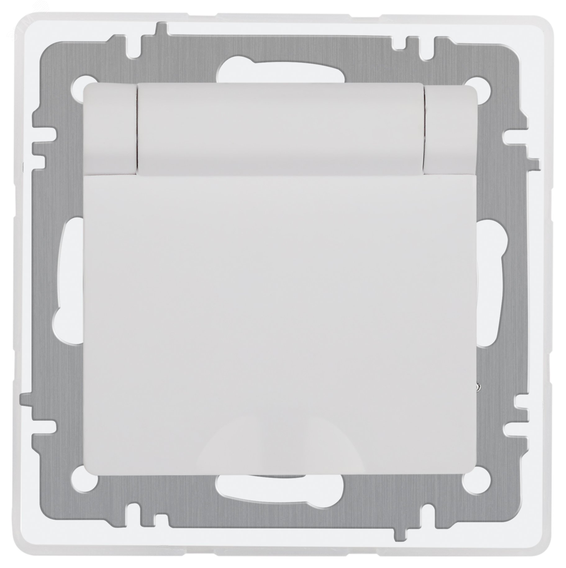 Изображение товара Розетка скрытого монтажа с заземлением и крышкой IP44 16А белая Intro Accent