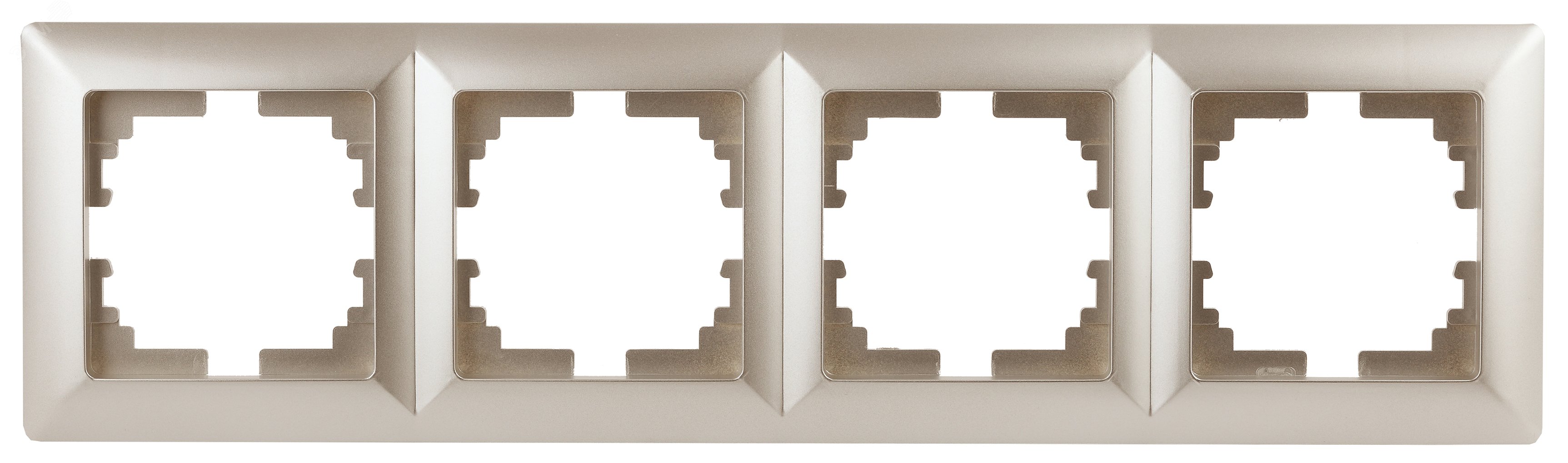 Изображение товара Рамка для розеток и выключателей Intro Solo 4-504-04 шампань