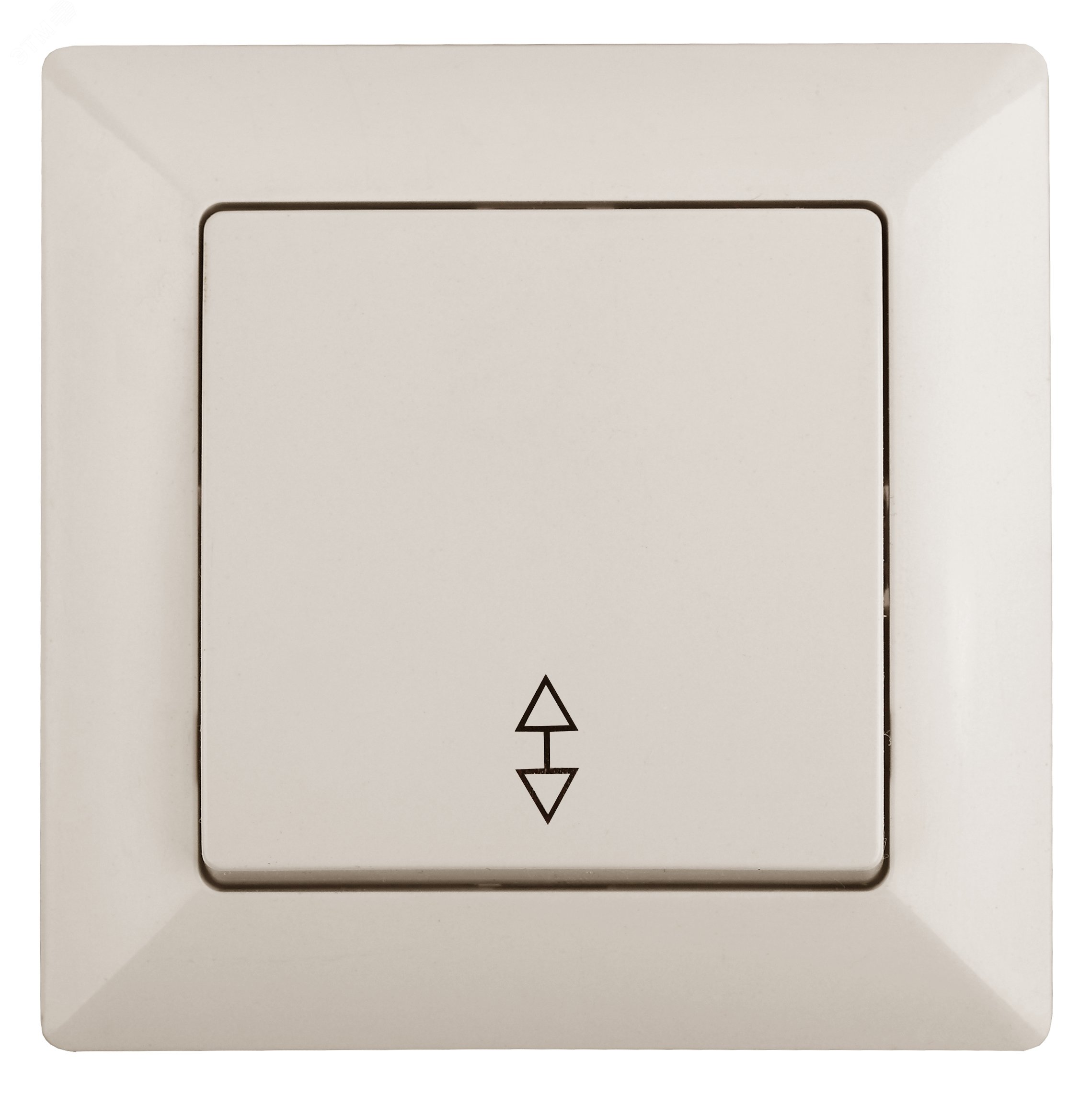 Изображение товара Переключатель Intro Solo 4-103-02 одноклавишный проходной IP20 слоновая кость