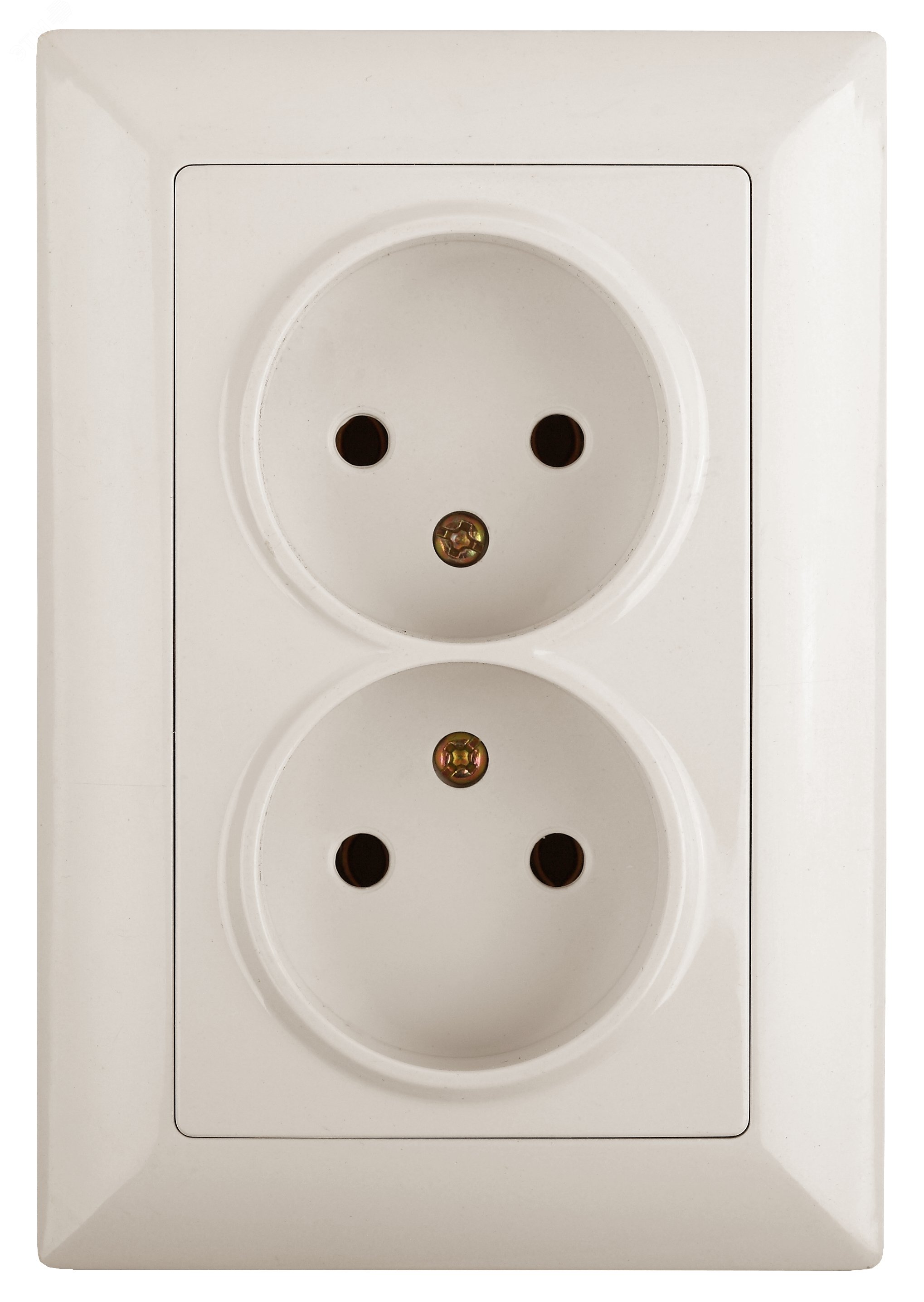 Изображение товара Розетка однофазная скрытого монтажа Intro Solo 4-204-02 слоновая кость 16А 250В IP20