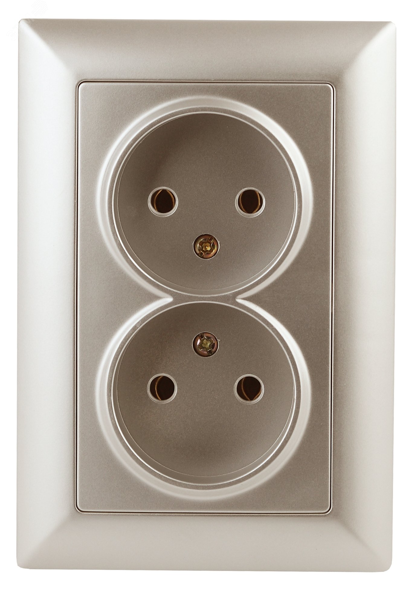 Изображение товара Розетка однофазная скрытого монтажа Intro Solo шампань 16А 250В IP20