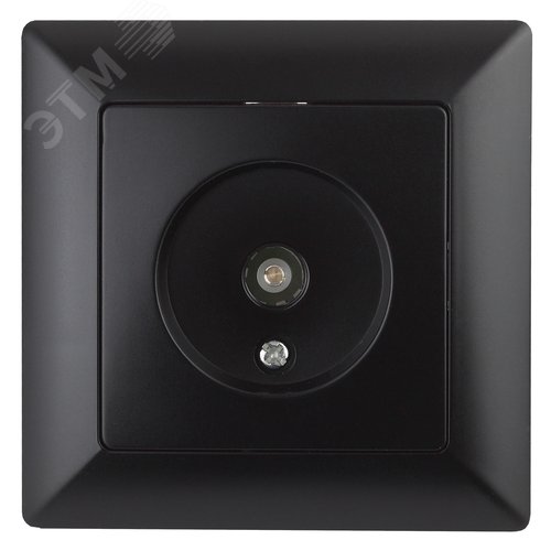 Изображение товара Розетка TV одиночная, СУ, Solo, антрацит, 4-301-05 (шт)