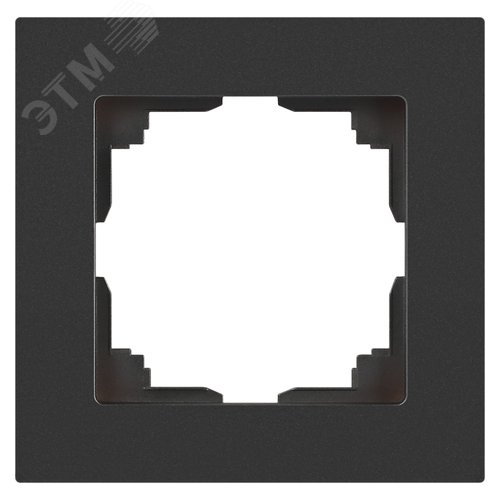 Изображение товара Рамка для розеток и выключателей 1 пост графит пластик Intro Accent 6-501-07 (шт)
