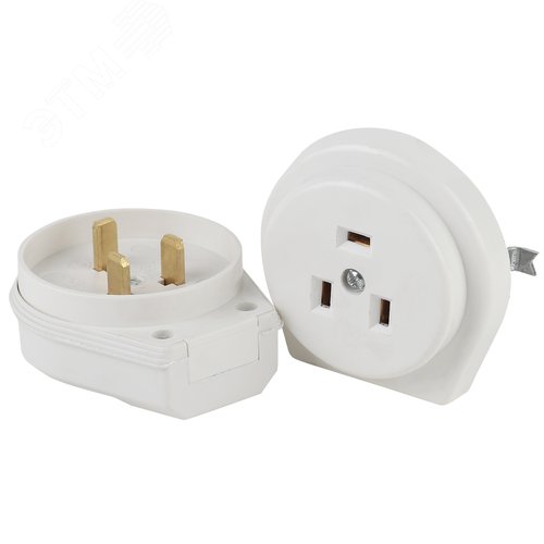 Изображение товара Соединитель Intro электрический 2P+E (СЭ.РВШ32-003), 32А-250В, СУ, ПЭТФ (6/36/1080), (Разъем РШ-ВШ 32А 250В 2P+E (СУ) ) (шт)