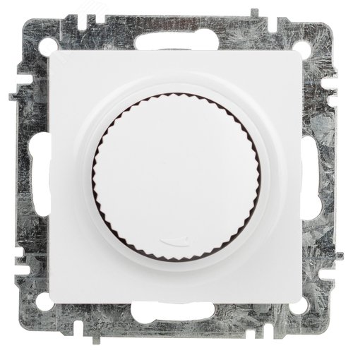 Изображение товара Светорегулятор Intro Accent 6-401-01 поворотный, 600Вт 230В, IP20, СУ, белый (шт)