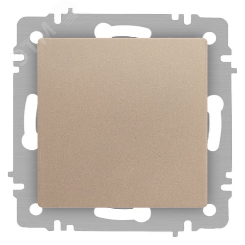 Изображение товара Переключатель перекрестный Intro Accent 6-108-04 , 10А-250В, IP20, СУ, шампань (шт)