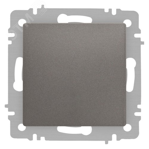 Изображение товара Переключатель Intro Accent 6-108-09 перекрёстный, 10А-250В, IP20, СУ, титан (шт)