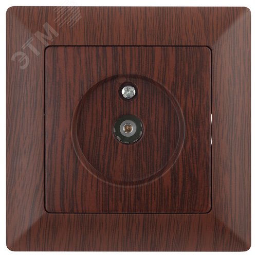 Изображение товара Розетка TV одиночная, СУ, Solo, венге, 4-301-10 (шт)