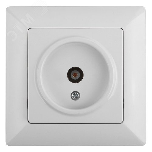 Изображение товара Розетка TV одиночная, СУ, Solo, белый, 4-301-01 (шт)