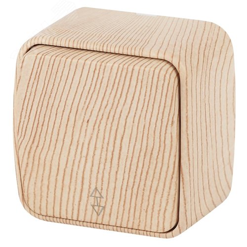 Изображение товара Переключатель, 10A-250В, ОУ, Polo, сосна,3-103-11 (шт)