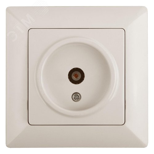 Изображение товара Розетка TV одиночная, СУ, Solo, сл.кость, 4-301-02 (шт)