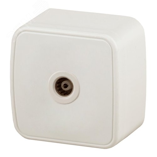 Изображение товара Розетка TV одиночная, ОУ, Polo, сл.кость, 3-301-02 (шт)