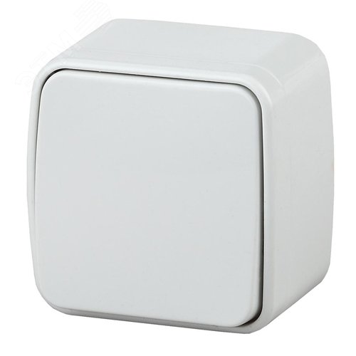 Изображение товара Переключатель, 10A-250В, ОУ, Polo, белый,3-103-01 (шт)