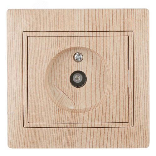 Изображение товара Розетка TV одиночная, СУ, Plano, сосна, 1-301-11 (шт)