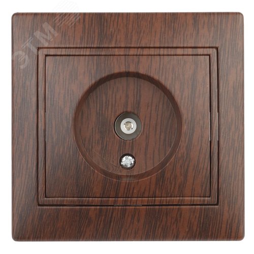 Изображение товара Розетка TV одиночная, СУ, Plano, венге, 1-301-10 (шт)