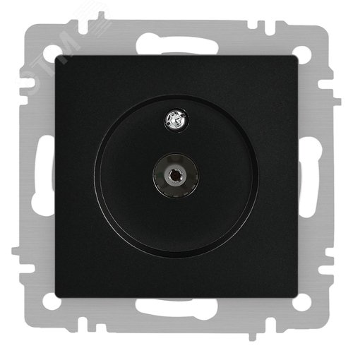 Изображение товара Розетка Intro Accent 6-301-05 TV одиночная, IP20, СУ, антрацит (шт)