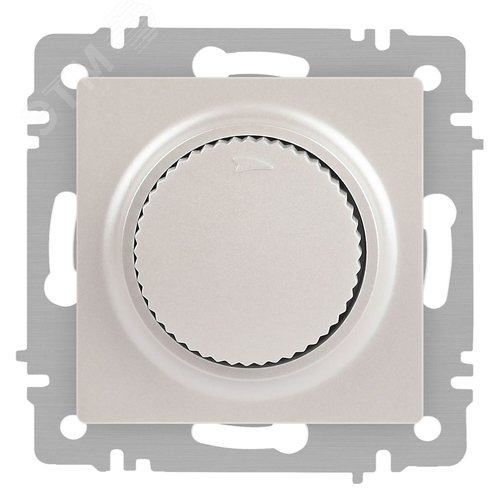 Изображение товара Светорегулятор Intro Accent 6-401-06 поворотный, 600Вт 230В, IP20, СУ, перламутр (шт)