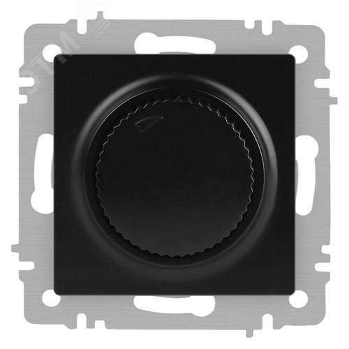 Изображение товара Светорегулятор Intro Accent 6-401-05 поворотный, 600Вт 230В, IP20, СУ, антрацит (шт)