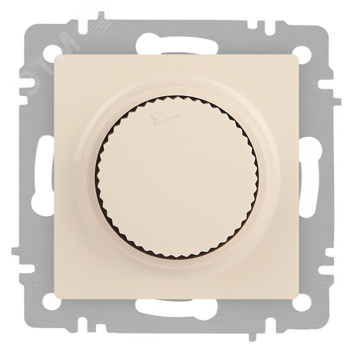 Изображение товара Светорегулятор Intro Accent 6-401-02 поворотный, 600Вт 230В, IP20, СУ, слоновая кость (шт)