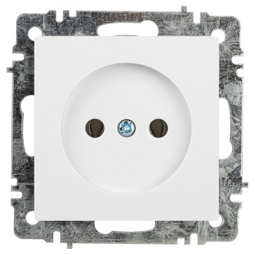Изображение товара Розетка Intro Accent 6-201-01 2Р 16А-250В, IP20, СУ, AL/CU, белый (шт)