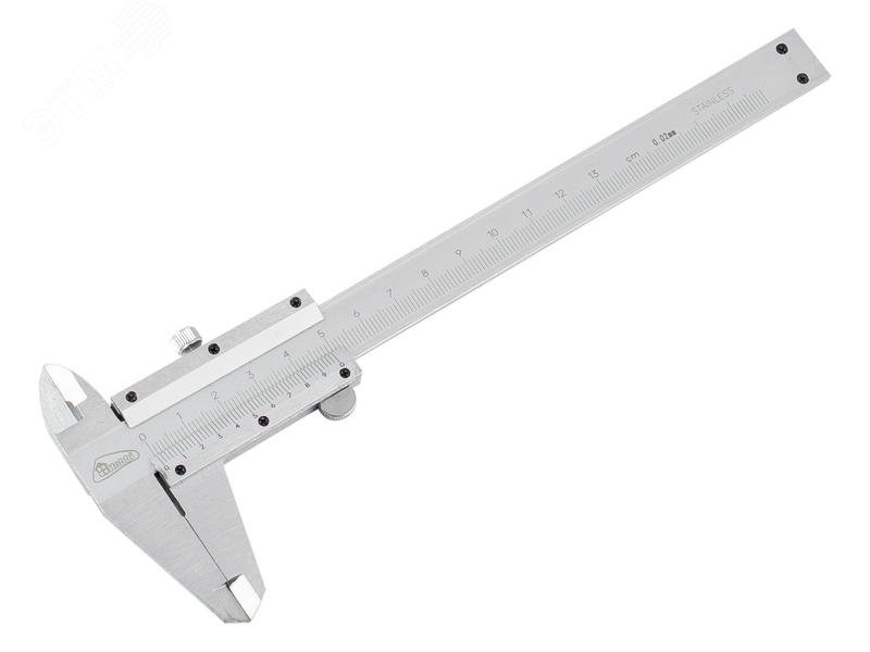 Изображение товара Штангенциркуль ШЦ-250, механический, с глубиномером, в пластик. кейсе, 250мм, шаг 0,02мм (шт)